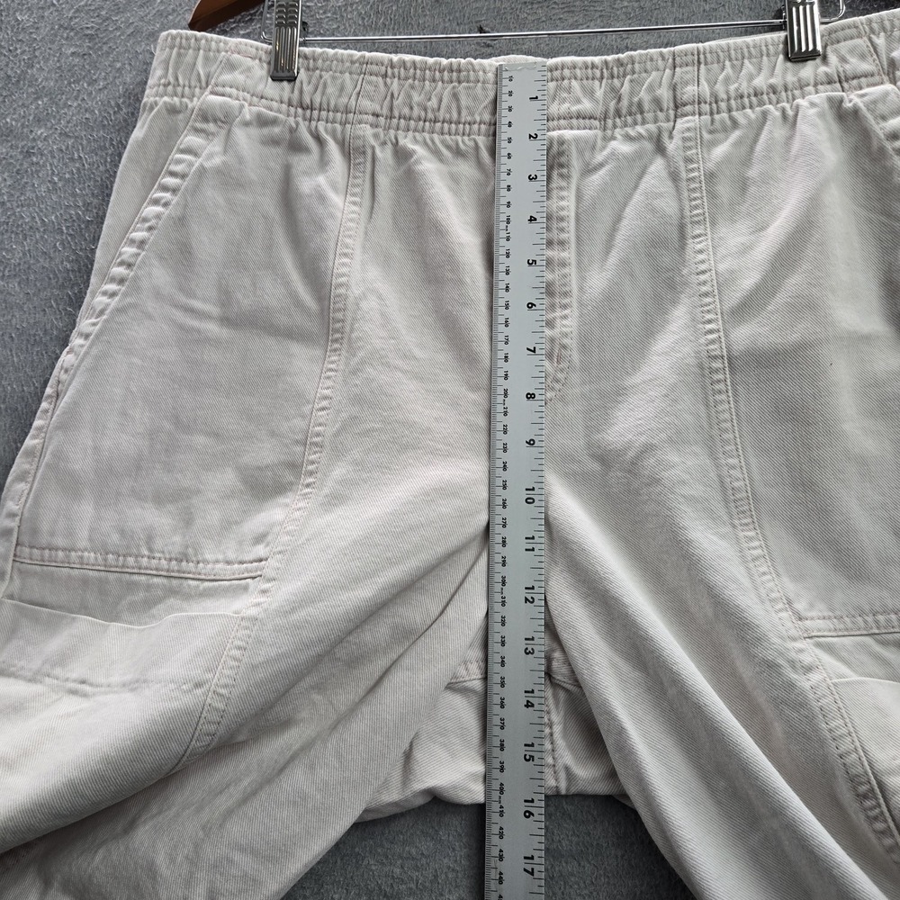 GAP Women Jeans XL Light Pink Denim Wide-Leg High Rise Relaxed - Picture 7 of 11